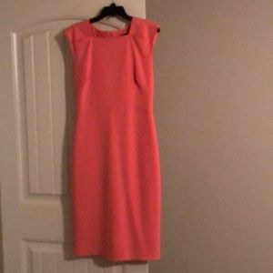 Banana Republic coral sheath dress
